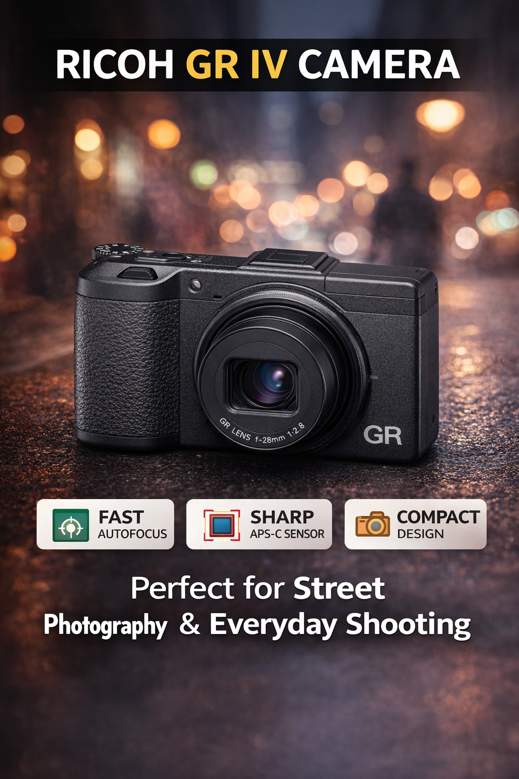 Ricoh GR IV Digital Camera