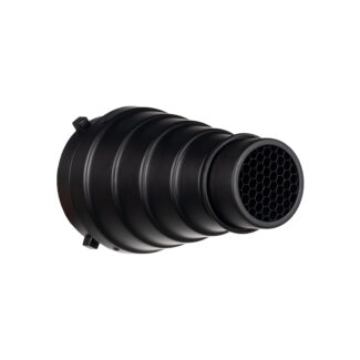 AriesX Photo Video Snoot with Grid and 4 Colour Gels